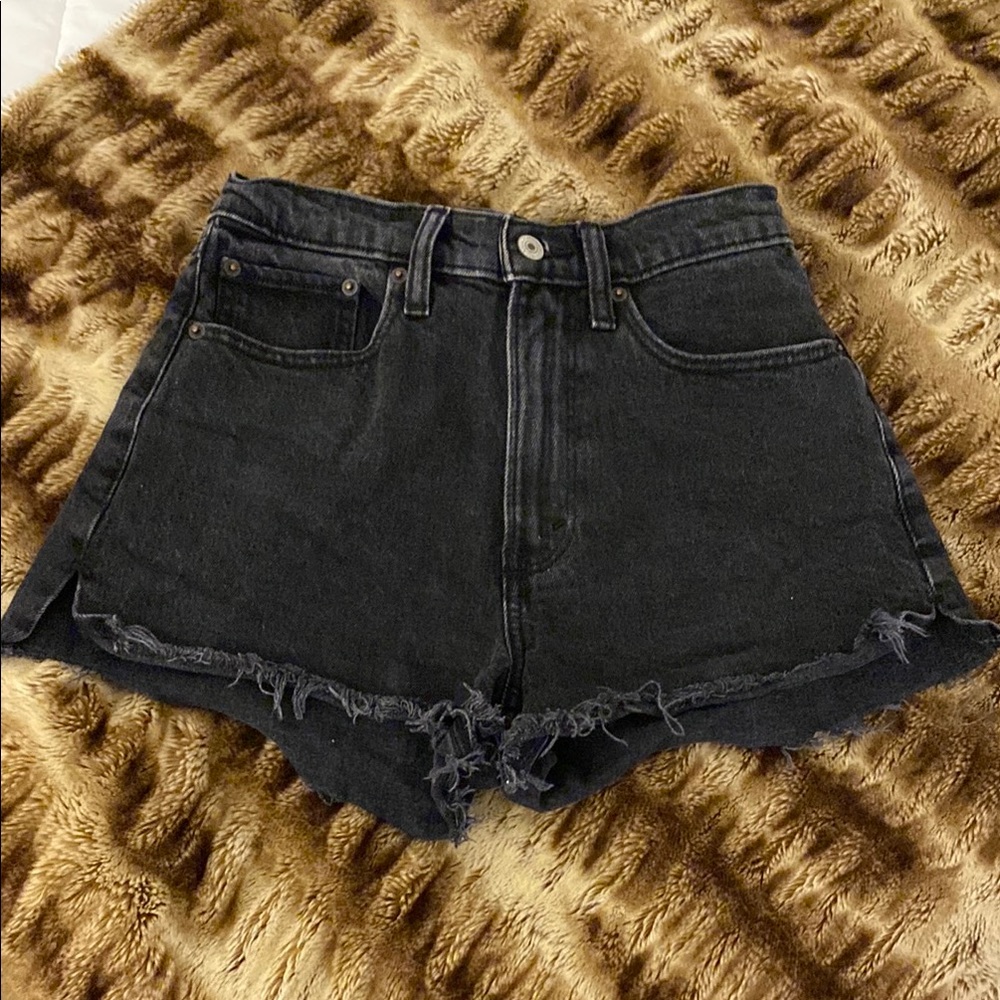 Abercrombie Black Denim Women's Shorts